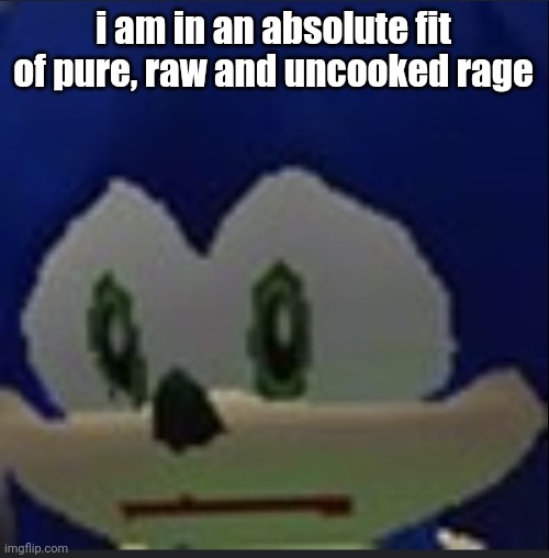 :( | i am in an absolute fit of pure, raw and uncooked rage | made w/ Imgflip meme maker