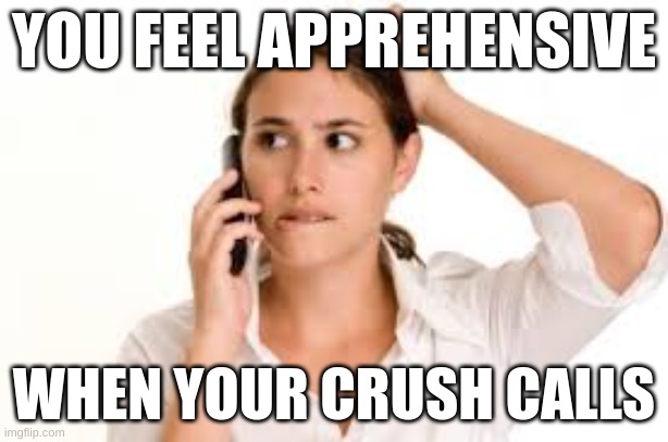 YOU FEEL APPREHENSIVE; WHEN YOUR CRUSH CALLS | image tagged in tom and jerry swordfight | made w/ Imgflip meme maker