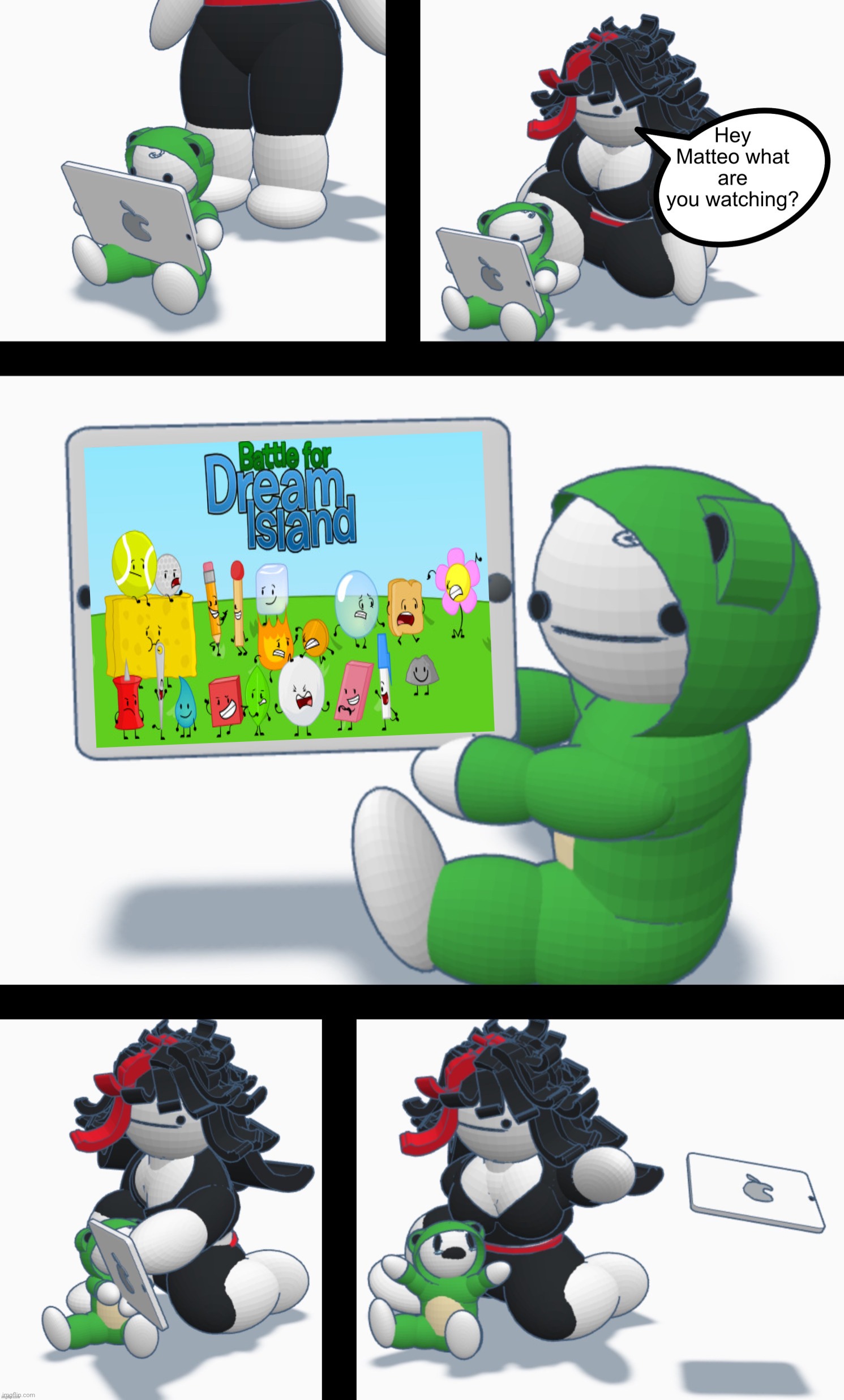 Hey Matteo what are you watching? (Bad ending) | image tagged in hey matteo what are you watching bad ending | made w/ Imgflip meme maker