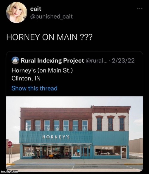 horny? yes. | image tagged in horny,repost,twitter,store,funny | made w/ Imgflip meme maker