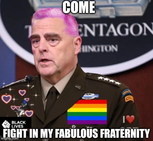 Milley Spineless | COME FIGHT IN MY FABULOUS FRATERNITY | image tagged in milley spineless | made w/ Imgflip meme maker