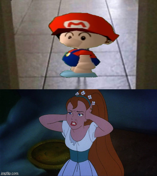 thumbelina hates baby mario | image tagged in thumbelina hates who,baby meme,super mario bros,video games,nintendo,babies | made w/ Imgflip meme maker