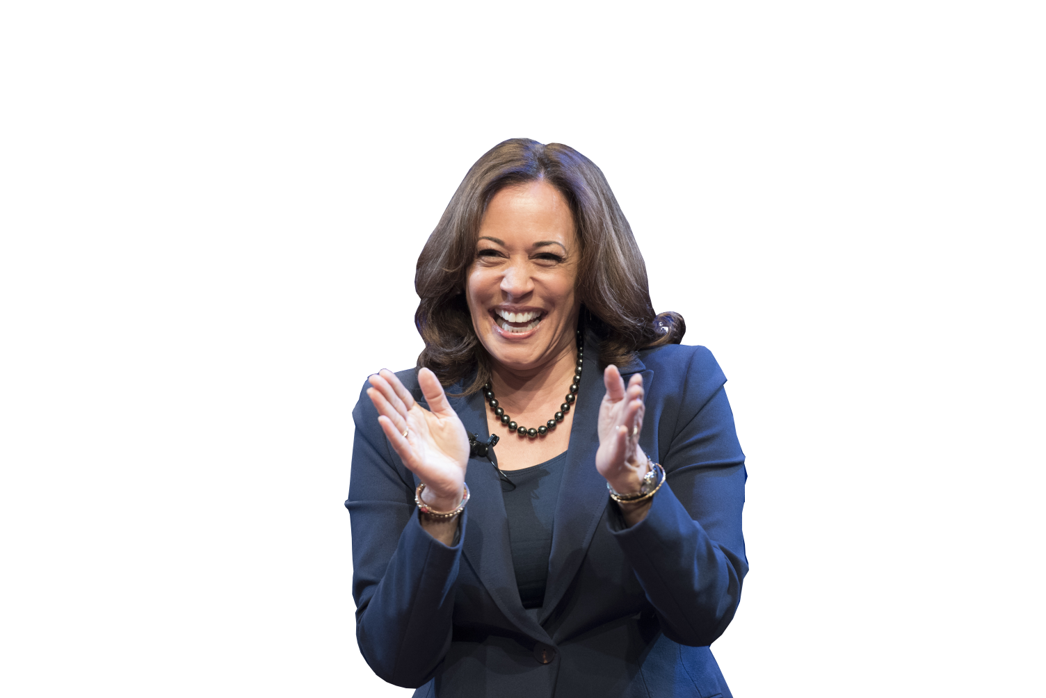 KAMALA GIVES THE CLAP Blank Meme Template