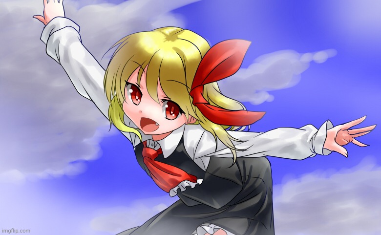 touhou rumia so nanoka | image tagged in touhou rumia so nanoka | made w/ Imgflip meme maker