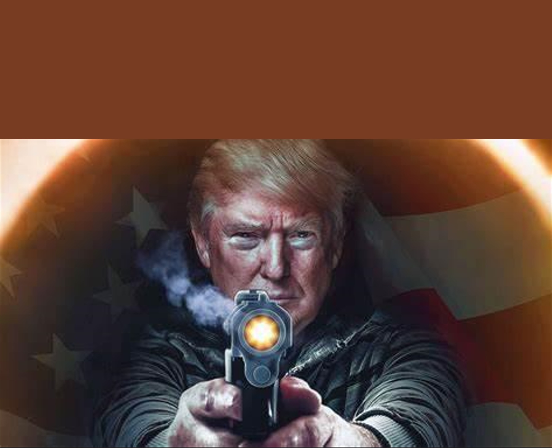 Trump With Gun Meme Pic Blank Meme Template