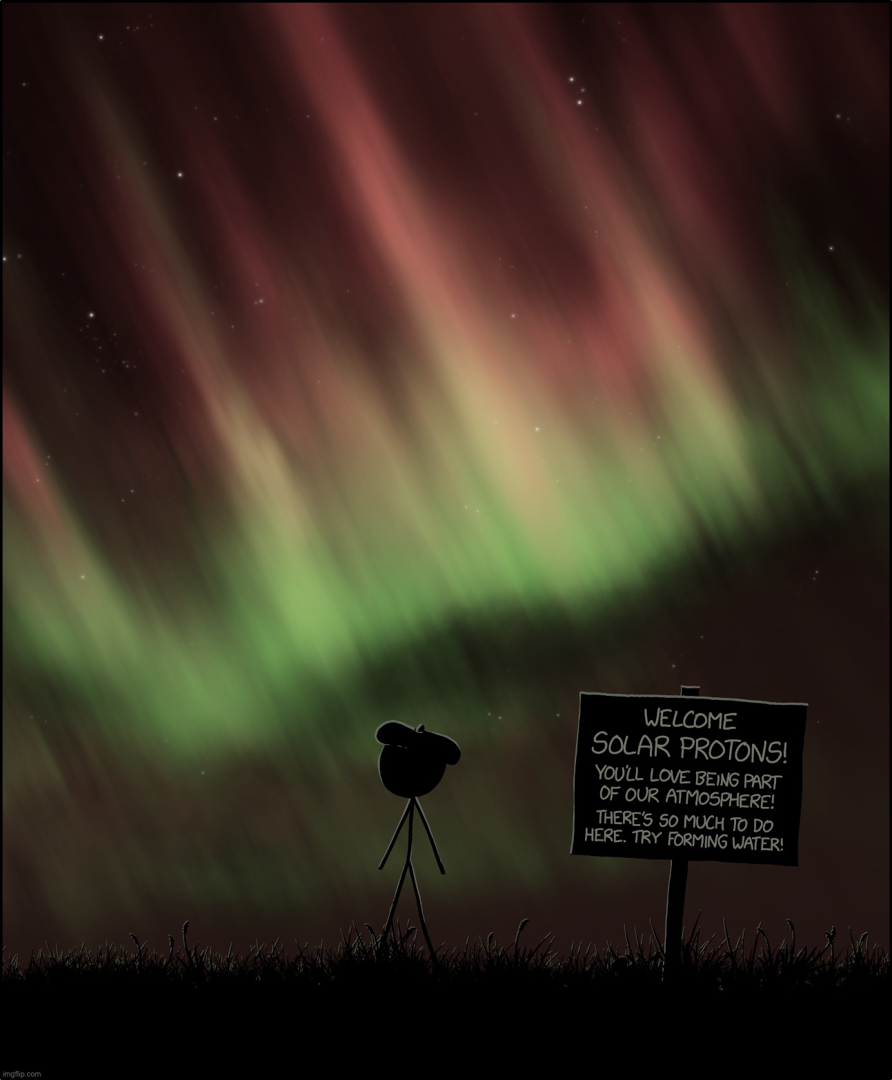 xkcd - "Solar Protons" | made w/ Imgflip meme maker