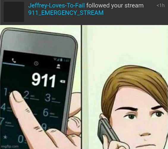 This is important! | image tagged in calling 911,jeffrey | made w/ Imgflip meme maker