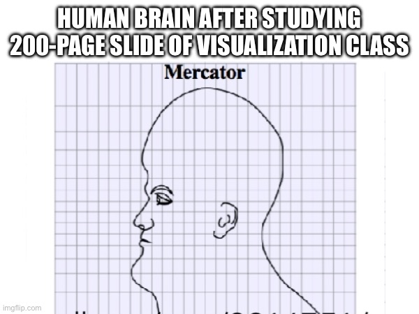 HUMAN BRAIN AFTER STUDYING 200-PAGE SLIDE OF VISUALIZATION CLASS | image tagged in data | made w/ Imgflip meme maker