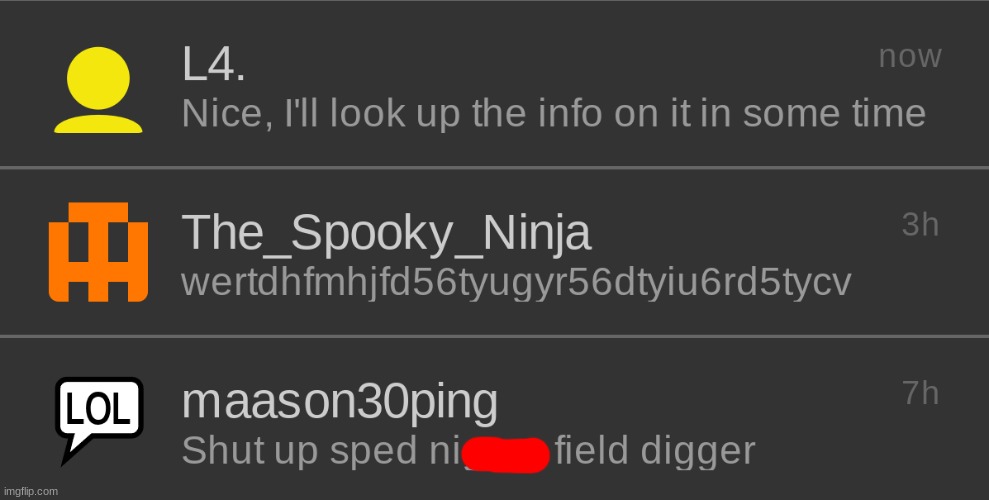 Here's my memechats that have changed snce my last memechat reveal. The_Spooky_Ninja had a stroke | made w/ Imgflip meme maker