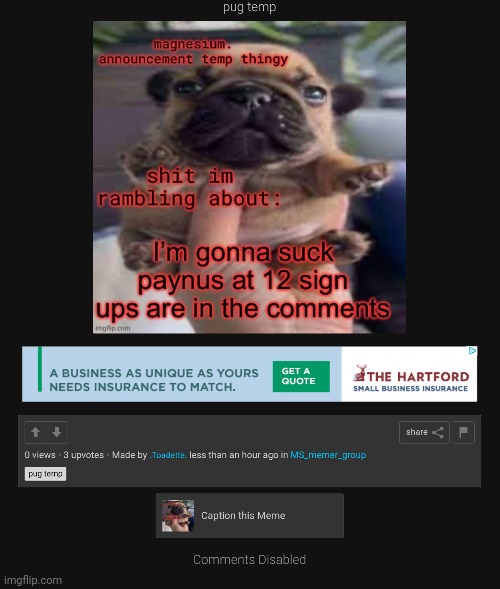 Pussy | image tagged in m | made w/ Imgflip meme maker