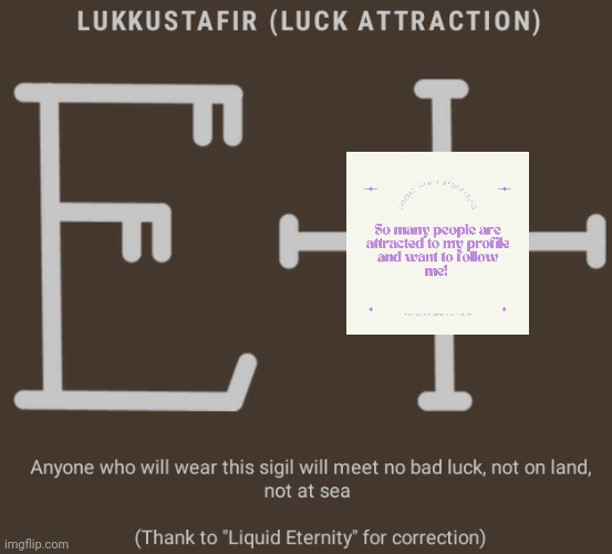 Luck Manifest | image tagged in luck caution careful ues | made w/ Imgflip meme maker