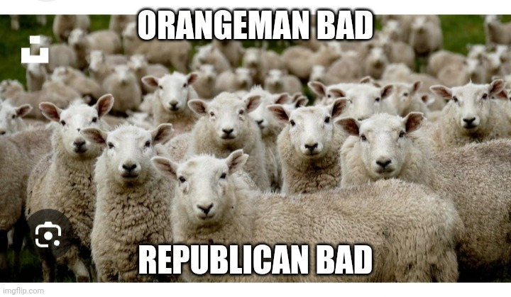 ORANGEMAN BAD REPUBLICAN BAD | made w/ Imgflip meme maker