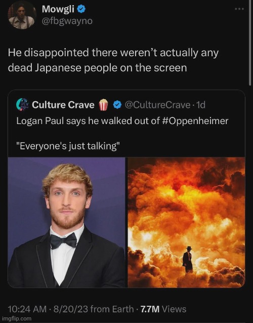 Logan Paul insult | image tagged in memes,reddit,rareinsults | made w/ Imgflip meme maker