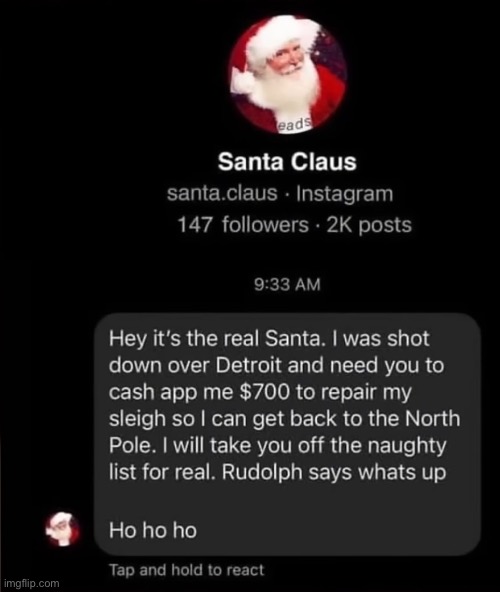 Should I help Santa | made w/ Imgflip meme maker