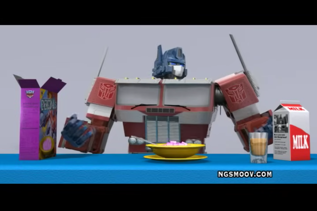 Optimus Prime Cereal Blank Meme Template