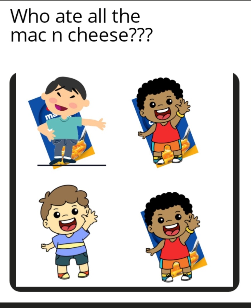 Who at the mac n cheese meme Blank Meme Template