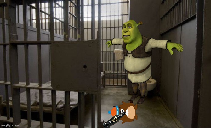 this really happened | image tagged in jail cell | made w/ Imgflip meme maker