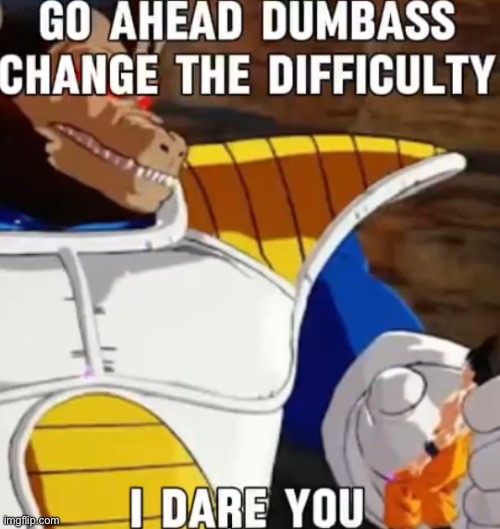 Great Ape Vegeta got us all feeling like this. | image tagged in dragon ball,sparking zero,dbsz,great ape,vegeta,dragon ball sparking zero | made w/ Imgflip meme maker