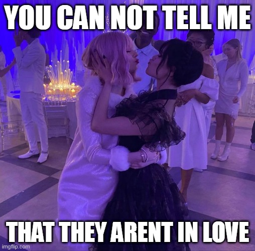 Jenna And Emma | YOU CAN NOT TELL ME; THAT THEY ARENT IN LOVE | image tagged in wednesday,wednesday addams,wednesday and enid,actress,lesbian,lesbians | made w/ Imgflip meme maker