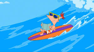 Phineas surfing Blank Meme Template