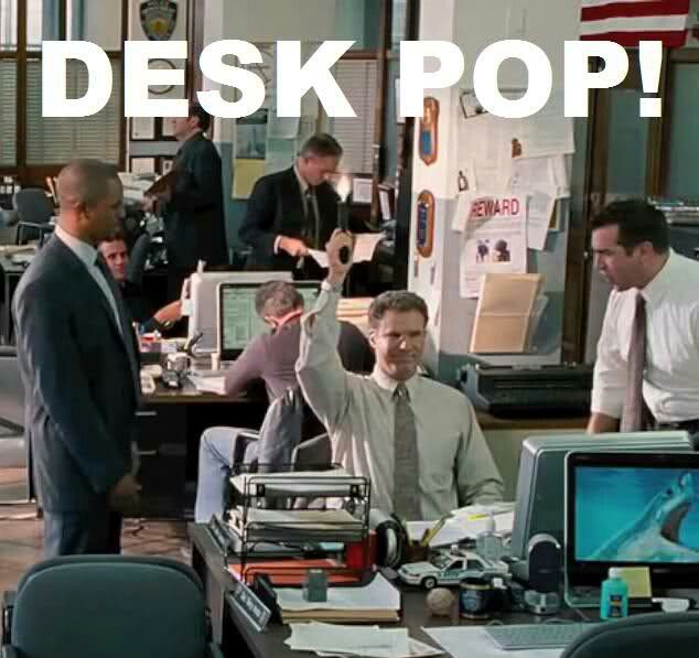 Desk pop Blank Meme Template