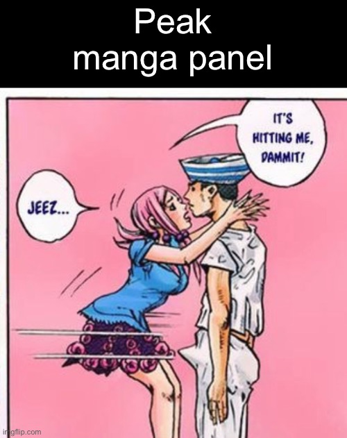 I just started JoJolion, and I already REALLY like Gappy | Peak manga panel | made w/ Imgflip meme maker