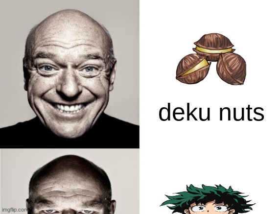 the punchline is pornographry | deku nuts | made w/ Imgflip meme maker