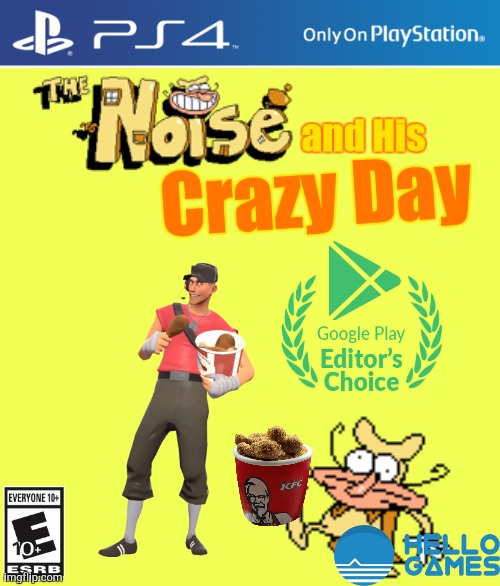 Well Well | and His; Crazy Day | image tagged in ps4 case | made w/ Imgflip meme maker