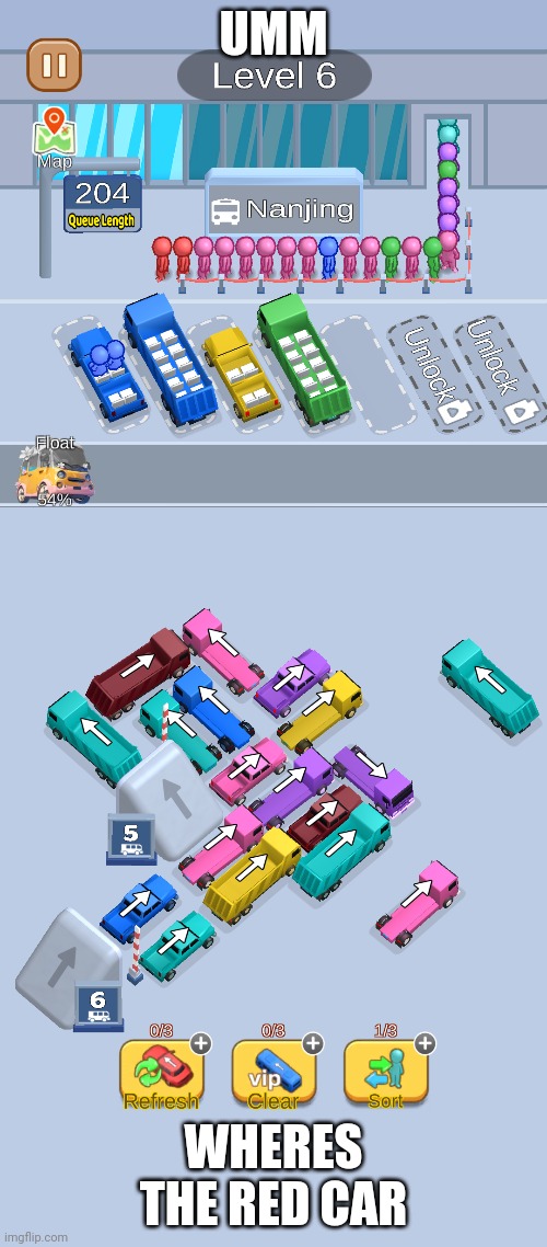 i cant pass where the heck is my red car | UMM; WHERES THE RED CAR | image tagged in car,is,red,what,the,heck | made w/ Imgflip meme maker