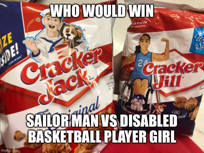 WHO WOULD WIN; SAILOR MAN VS DISABLED BASKETBALL PLAYER GIRL | made w/ Imgflip meme maker