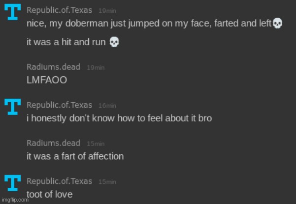 i said don't ask >:( but whatever heres how it started | made w/ Imgflip meme maker