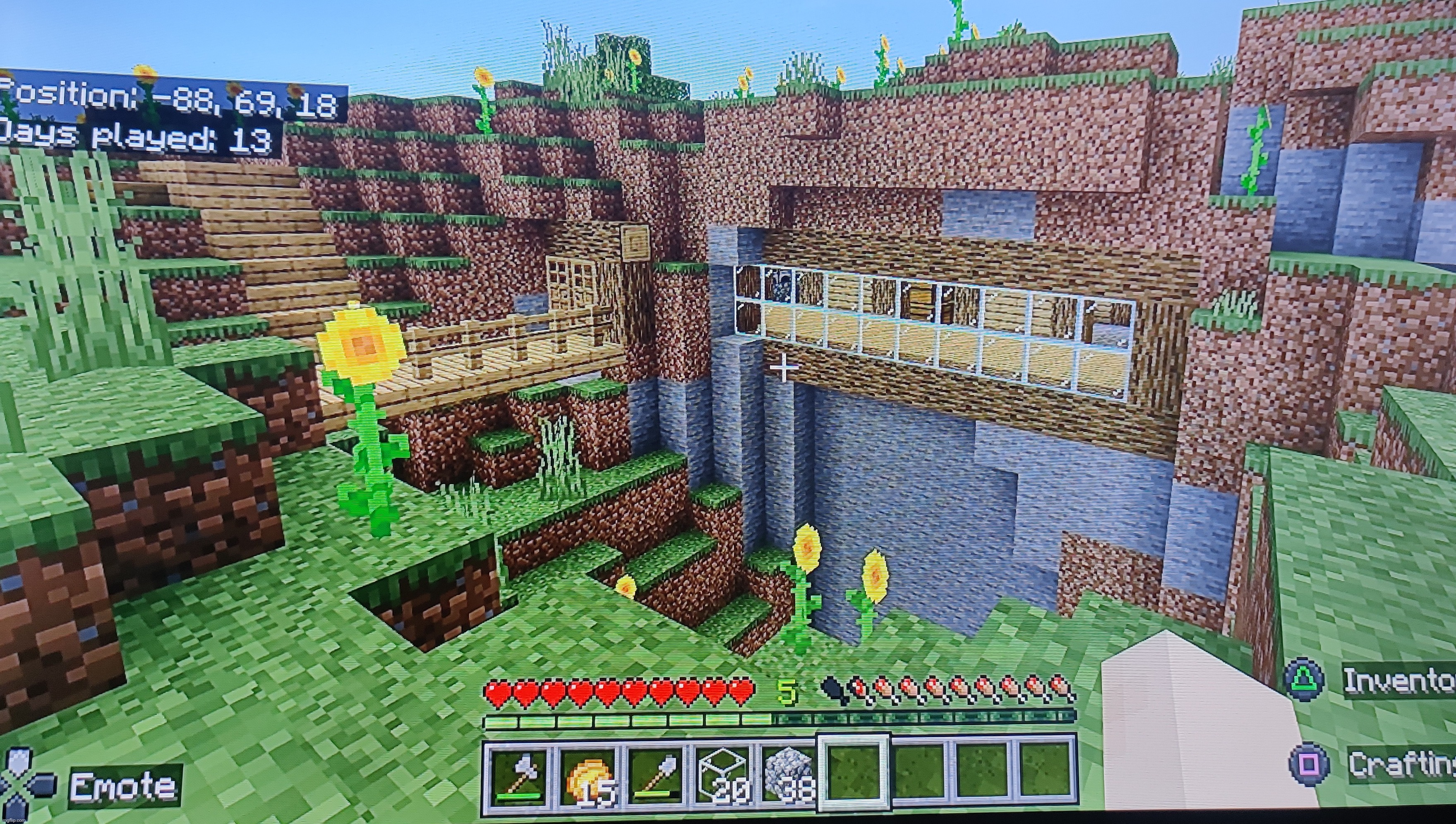 New Minecraft world, here's my base | made w/ Imgflip meme maker