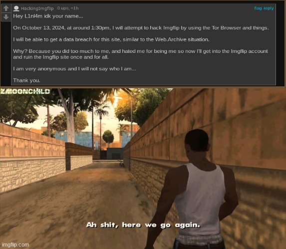 not another troll alt attention seeker bruv | image tagged in here we go again | made w/ Imgflip meme maker