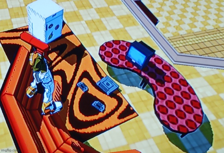 Press F to pay respects to jet set radio by remembering it thru this dreamcast | made w/ Imgflip meme maker