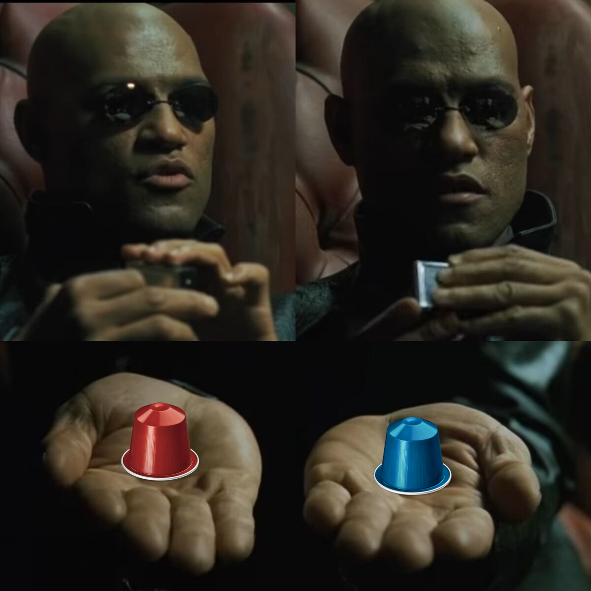 Morpheus Nespresso Blank Meme Template