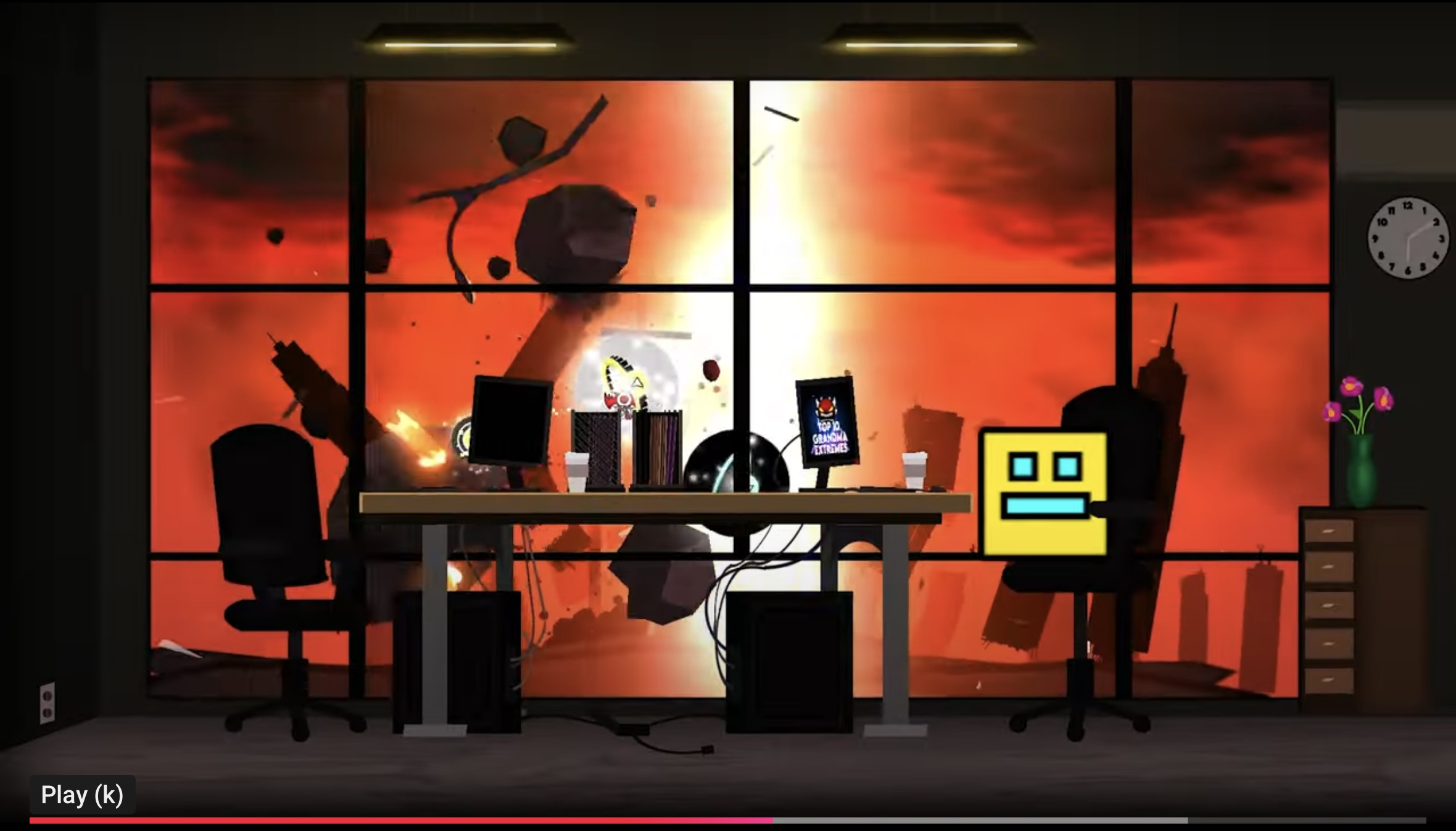 High Quality Reacting to Blank Meme Template