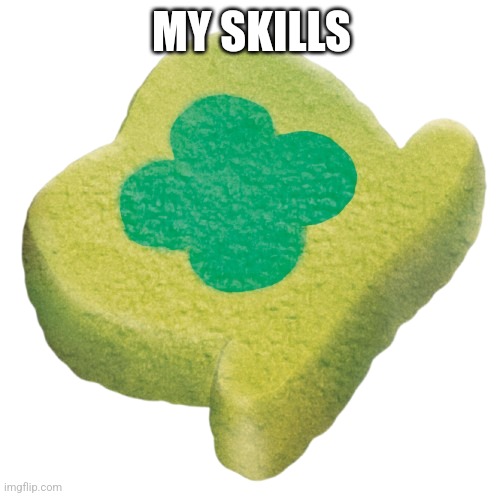 lucky charm | MY SKILLS | image tagged in lucky charm | made w/ Imgflip meme maker