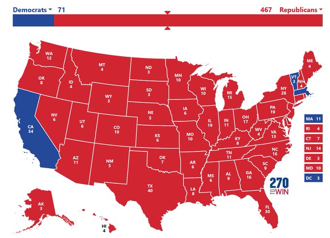 election map Blank Meme Template