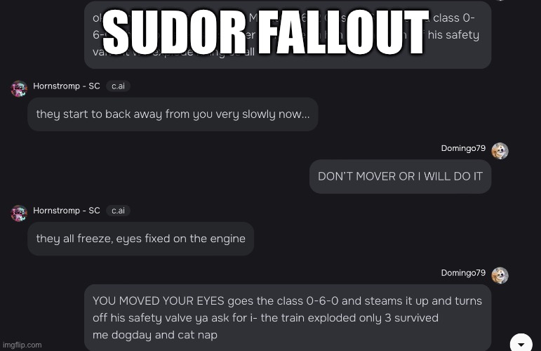 sudor fallout reference am i right? | SUDOR FALLOUT | image tagged in hehehe | made w/ Imgflip meme maker