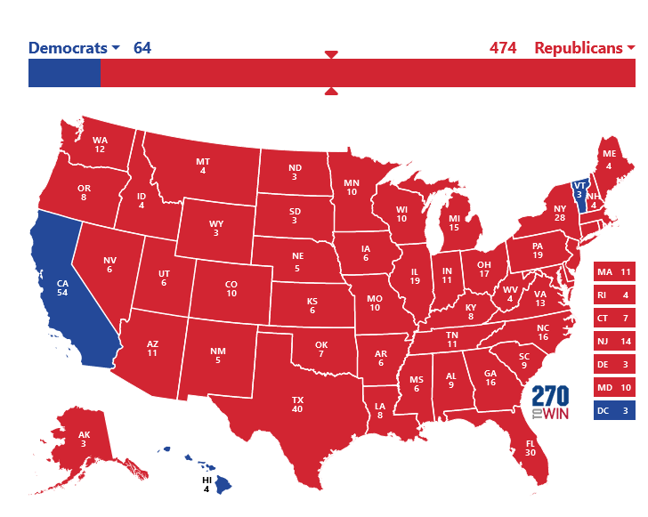 election map Blank Meme Template