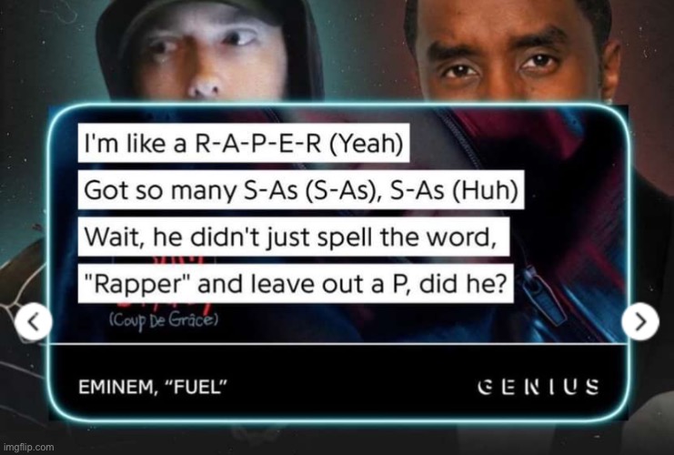 Are we gonna talk about this BRUTAL diss | made w/ Imgflip meme maker