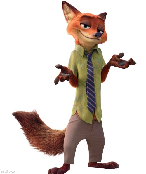 Nick Wilde Shrugging | image tagged in nick wilde shrugging | made w/ Imgflip meme maker