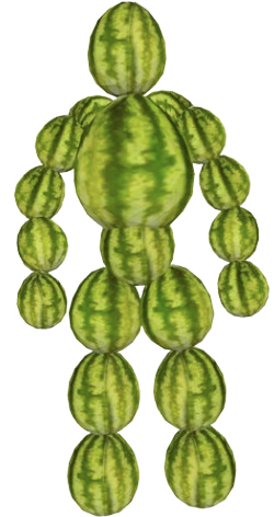 the watermelon man Blank Meme Template