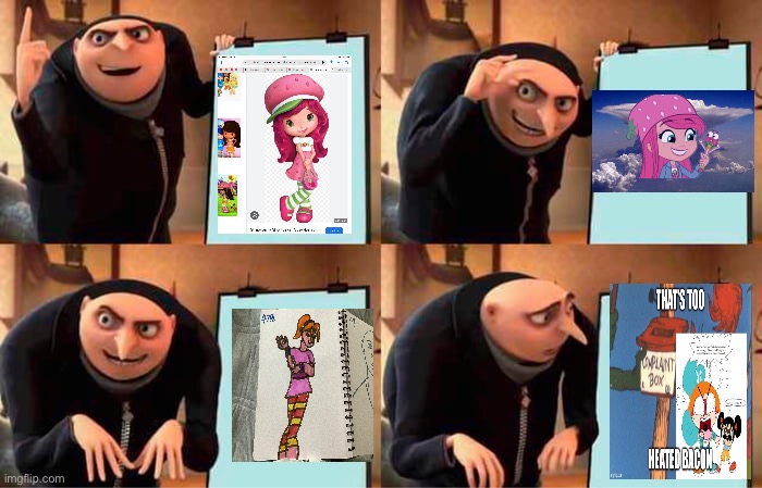 Strawberry buttons | image tagged in memes,gru's plan | made w/ Imgflip meme maker