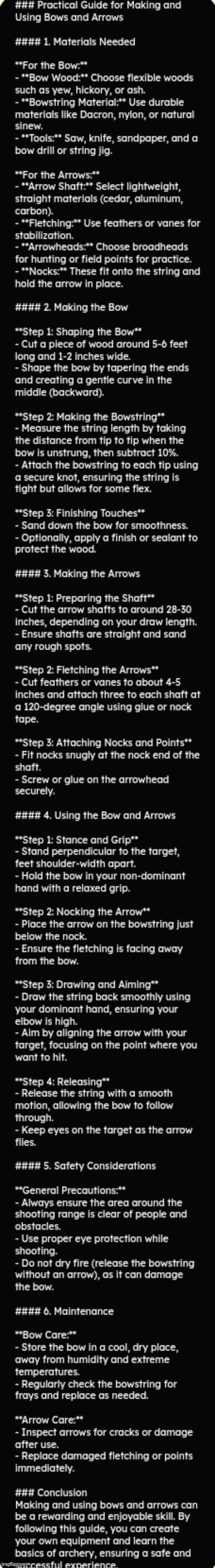 Bows And Arrows 101 :> | image tagged in simothefinlandized,bows and arrows,tutorial | made w/ Imgflip meme maker