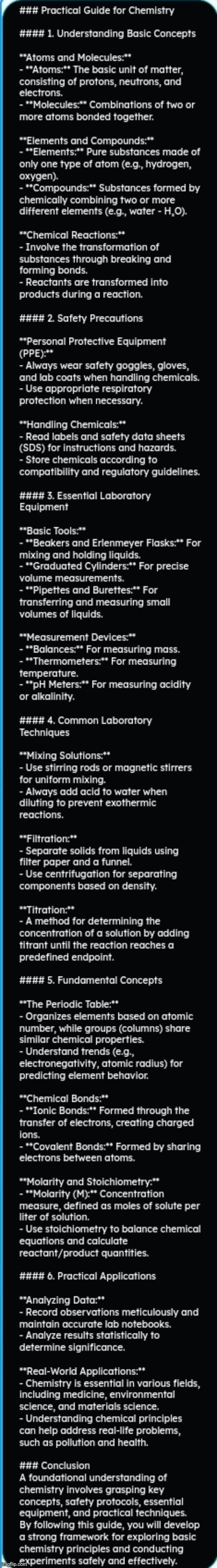Practical Chemistry 101 :> | image tagged in simothefinlandized,chemistry,tutorial | made w/ Imgflip meme maker