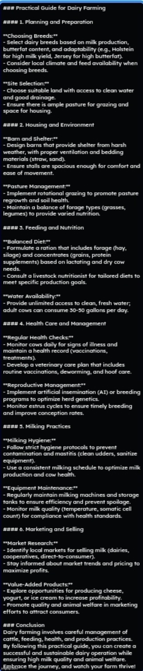 Dairy-Farming 101 :> | image tagged in simothefinlandized,dairy,farming,tutorial | made w/ Imgflip meme maker