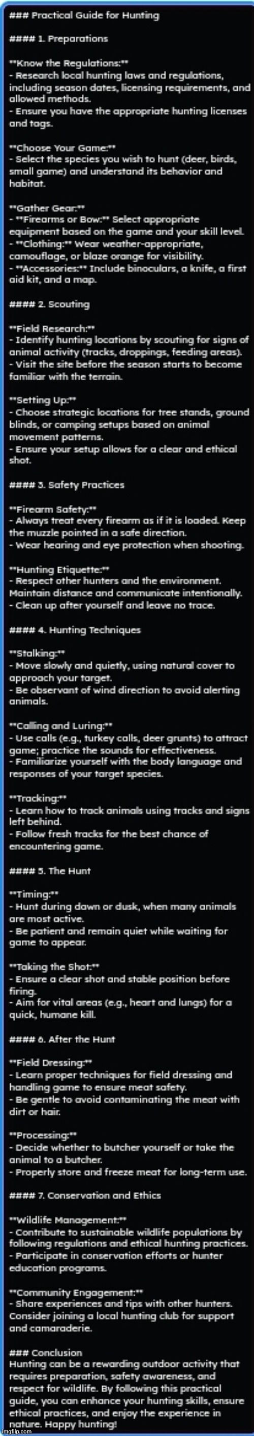 Hunting 101 :> | image tagged in simothefinlandized,hunting,tutorial | made w/ Imgflip meme maker