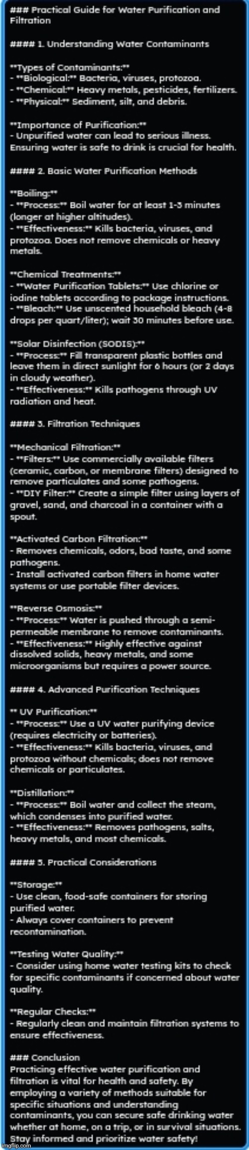 Water Purification And Filtration 101 :> | image tagged in simothefinlandized,water,purification,filtration,tutorial | made w/ Imgflip meme maker