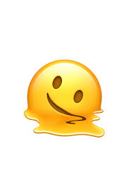 High Quality melting emoji Blank Meme Template